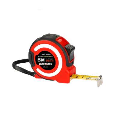 New model auto-stop best-selling clear print only cm elastic embedded rubber tape measure for construction tape measure