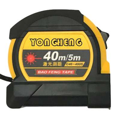 LCD Display 40M Digital Laser Rangefinder Tape Measure retractable 5m laser distance meter ruler